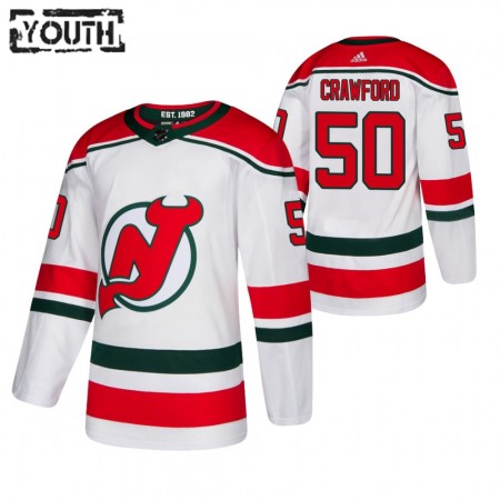 Kinder Eishockey New Jersey Devils Trikot Corey Crawford 50 2020-21 Ausweich Authentic